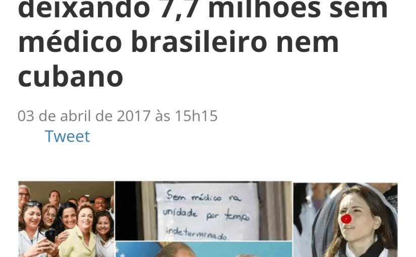 Temer mata em silêncio o Mais&nbsp;Médicos