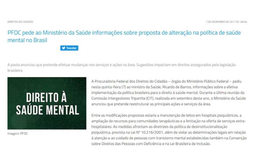 Golpe duríssimo na saúde mental do&nbsp;Brasil