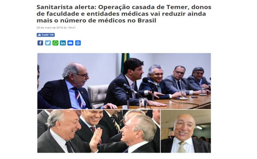 Entrevista ao Viomundo sobre a proposta de Exame de Ordem para&nbsp;Medicina