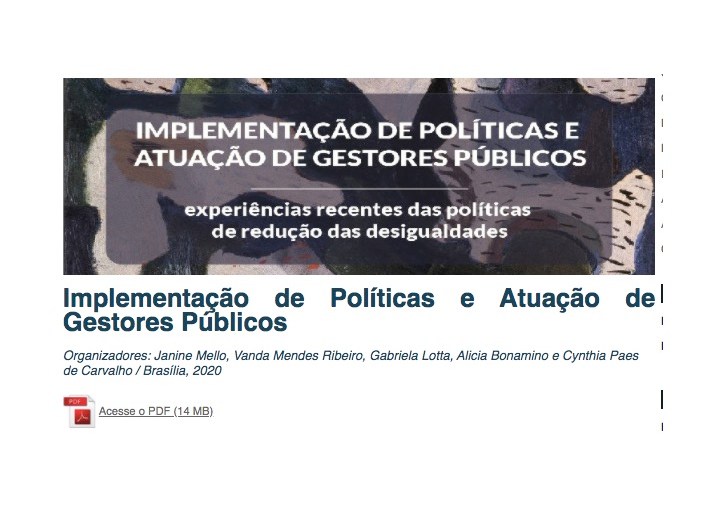 Livro do Ipea que analisa políticas para a redução das desigualdades no&nbsp;Brasil