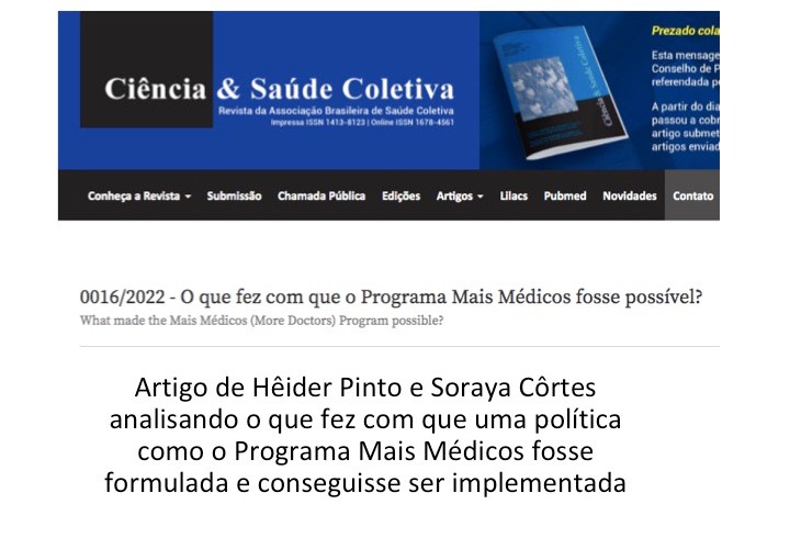 O que fez com que o Programa Mais Médicos fosse&nbsp;possível?