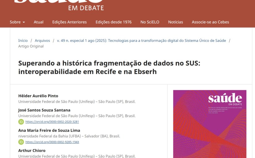 Superando a histórica fragmentação de dados no&nbsp;SUS